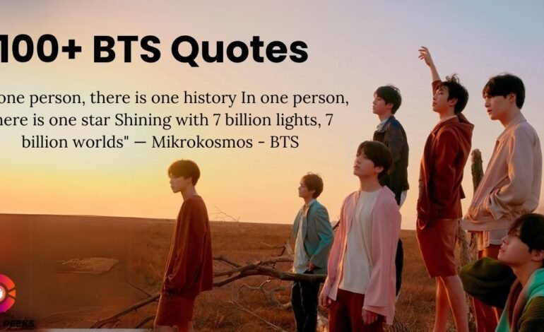 BTS Quotes