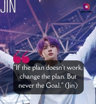 BTS Quotes by Jin